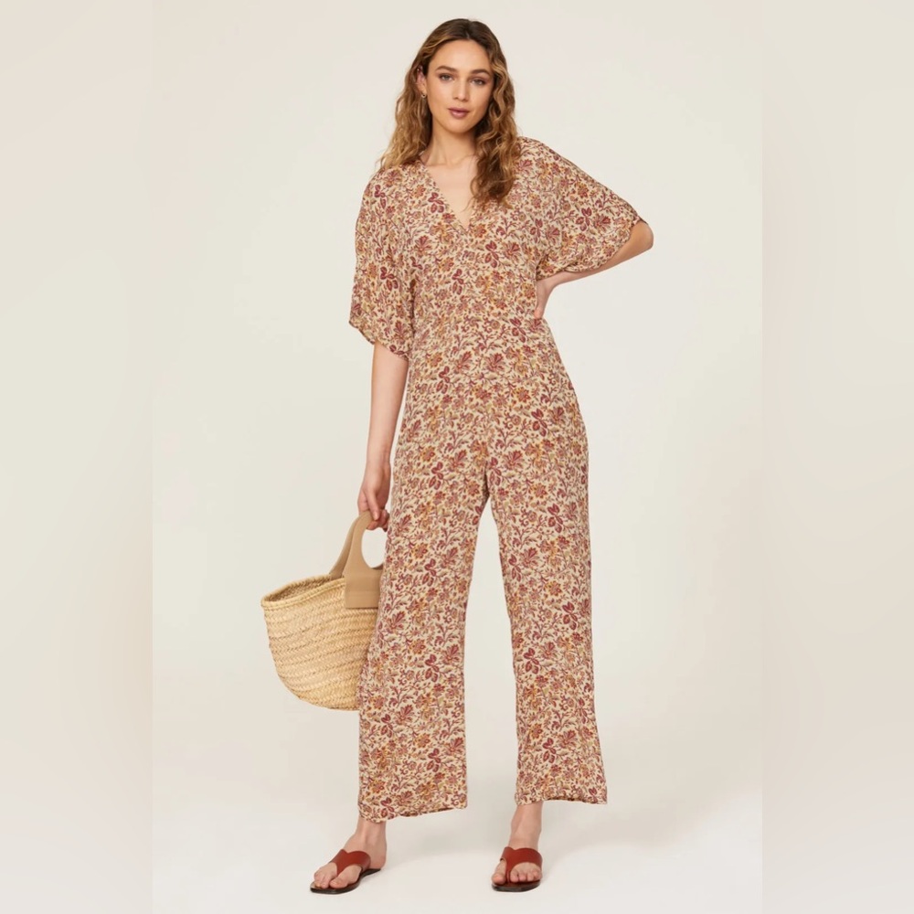 Vanessa Bruno Leslie Floral Jumpsuit French 40